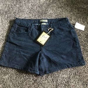 Earl Jean navy polka dot shorts